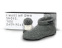 856200 1605|Häkelbotties-Kit grey - Größe 44, Größe 44
