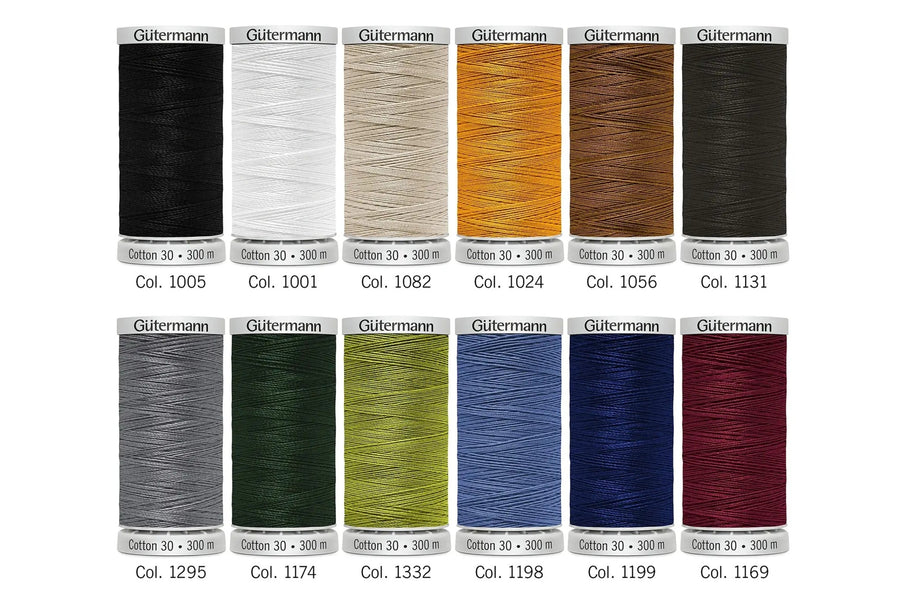 734023-1|Nähfaden-Set Cotton, 30/12, 1