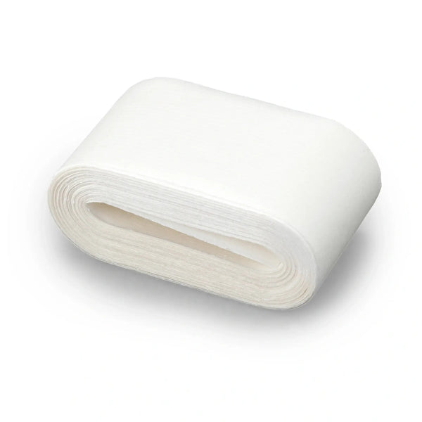 968170|Saumvlies mit Trägerpapier zum Einbügeln, 30mm, weiß, weiß