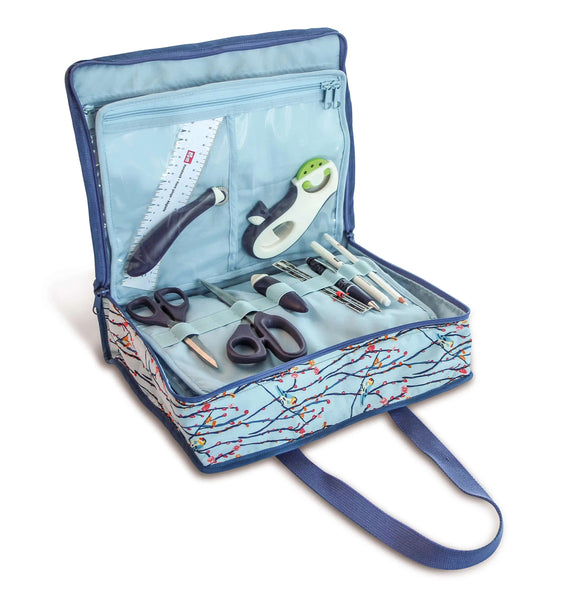 612083|All-in-one Tasche Blue Birds, Blue Birds