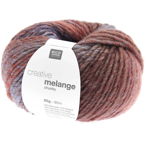 383006.074|Creative Melange Chunky - 74 rost/grün, 74 rost/grün, mehrfarbig