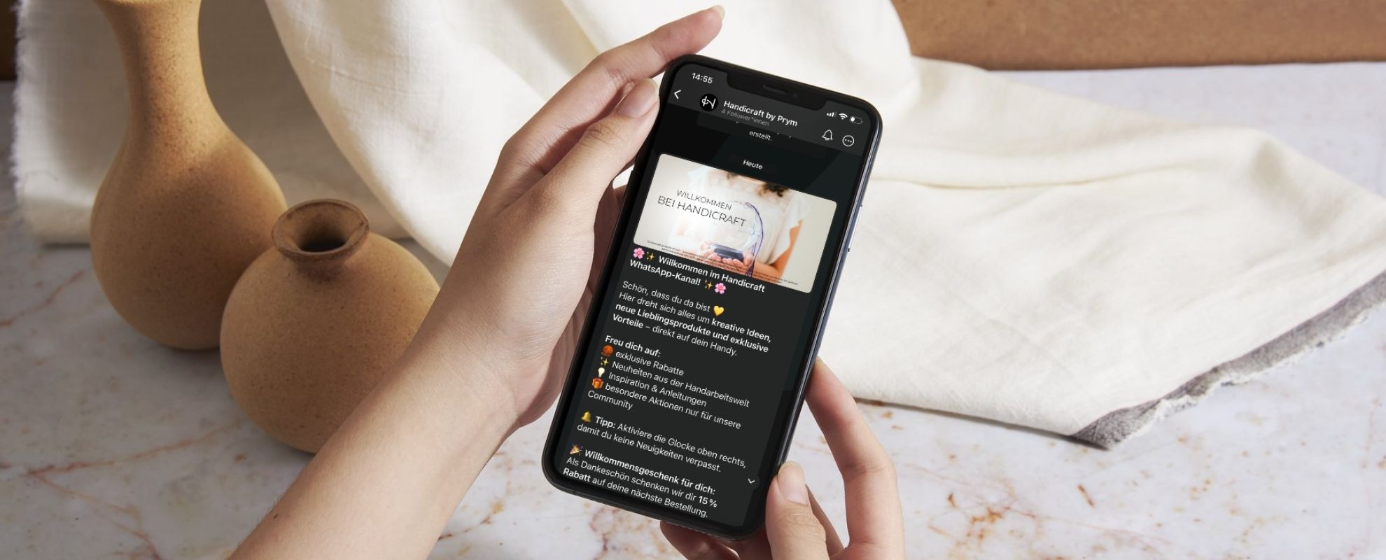 Handicraft auf WhatsApp - Desktop 