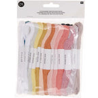 Stickgarnset Multicolour Pastel, 24-teilig