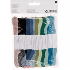 Stickgarnset Multicolour Pastel, 24-teilig