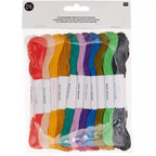 Stickgarnset Multicolour Pastel, 24-teilig
