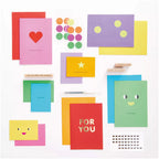 Paper Poetry Kartenset Rainbow Classic B6 28-teilig