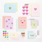 Paper Poetry Kartenset Rainbow Pastell B6 28-teilig