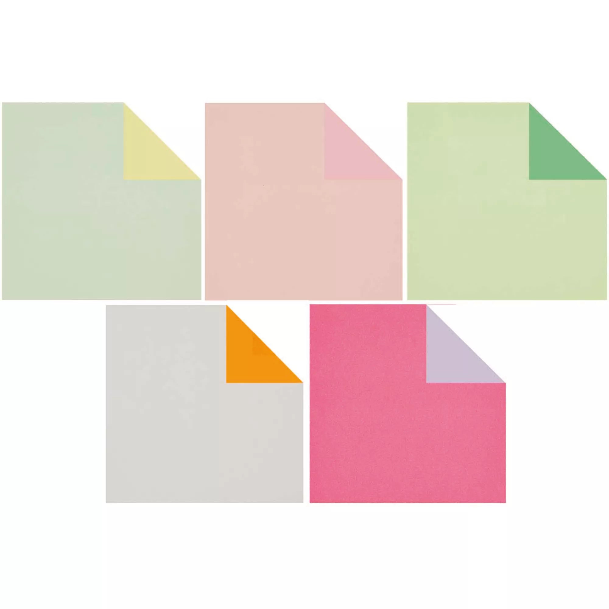 Paper Poetry Origami Duo ColorPastell 15x15cm 100 Blatt