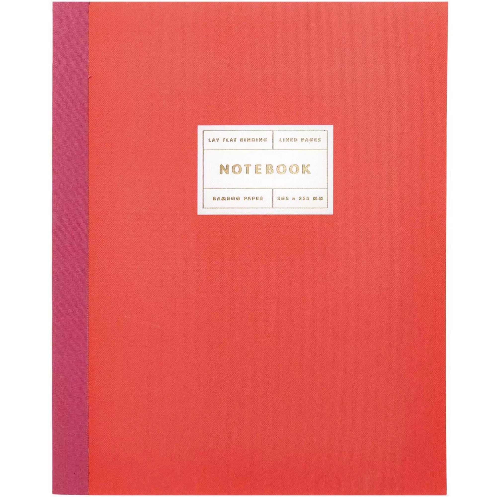 Paper Poetry Notebook L Gold Edges