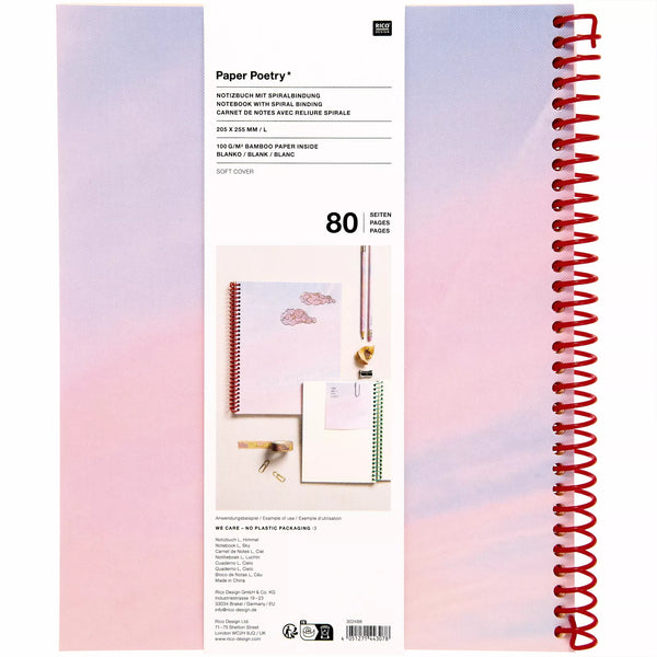 Carnet L Ciel 80 pages 100g/m²