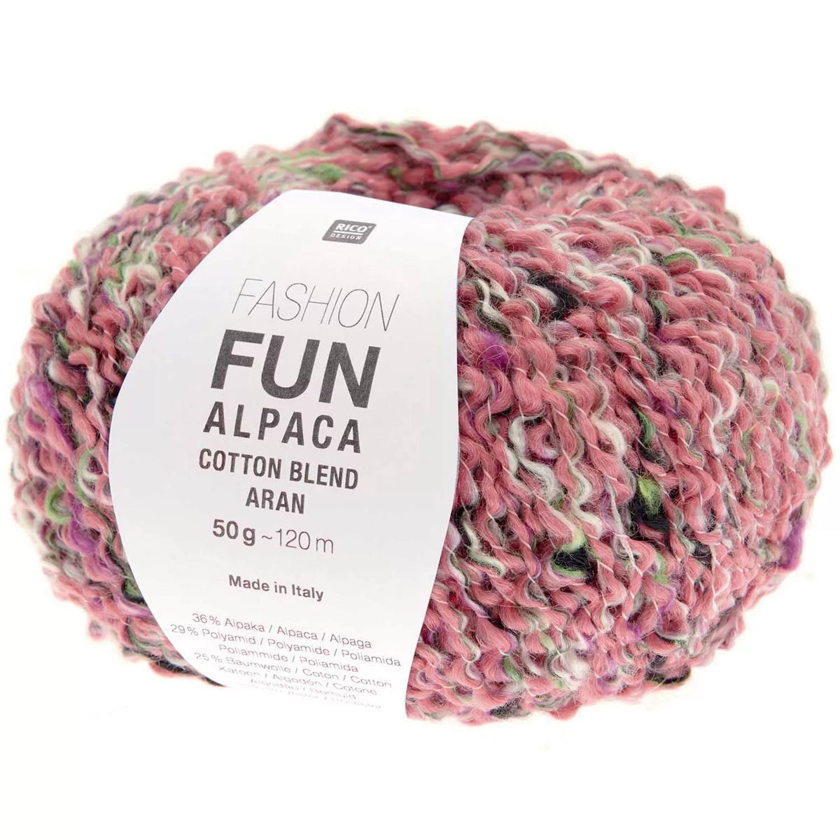 Fashion Fun Alpaca Cotton Blend aran
