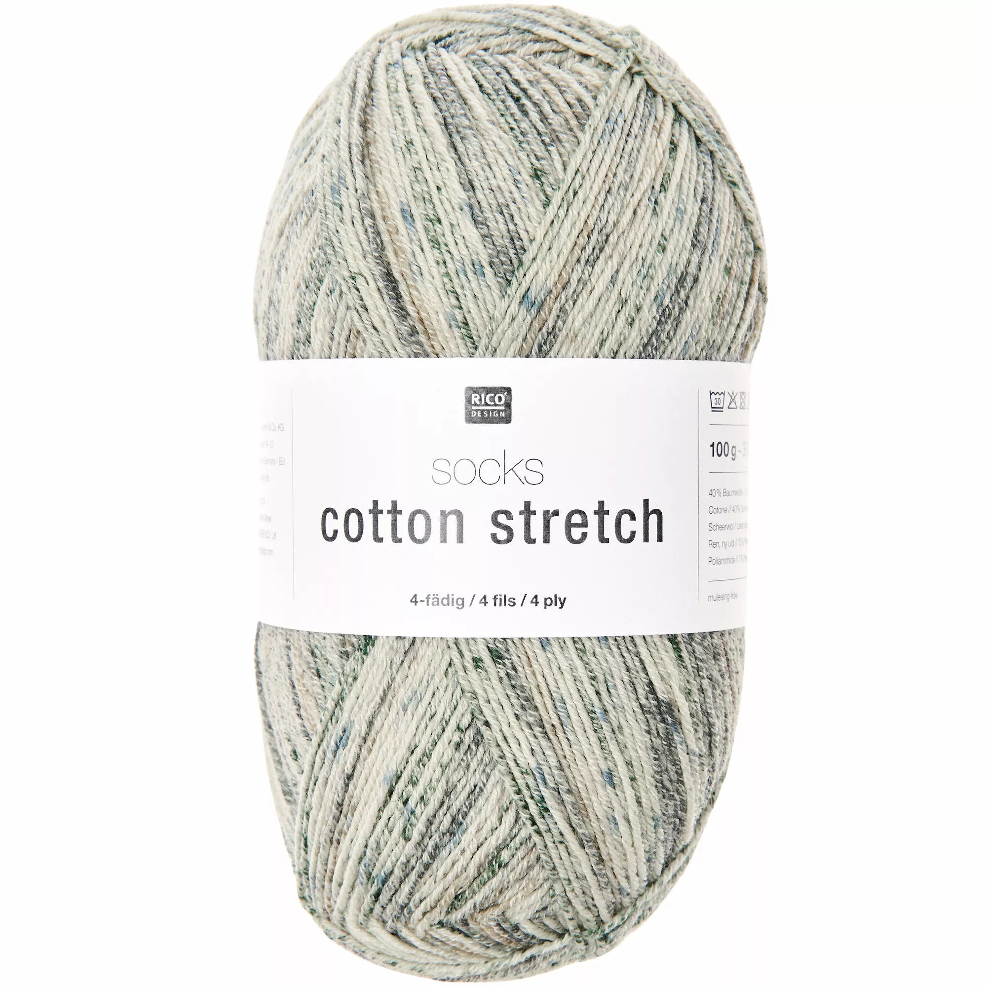 Chaussettes en coton stretch 4 fils
