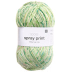 Socks Spray Print 4-fädig
