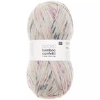 Socks Bamboo 4-fädig confetti