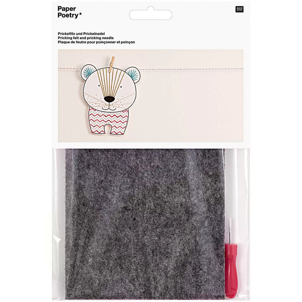 Paper Poetry Felt and Needle Pricking Set