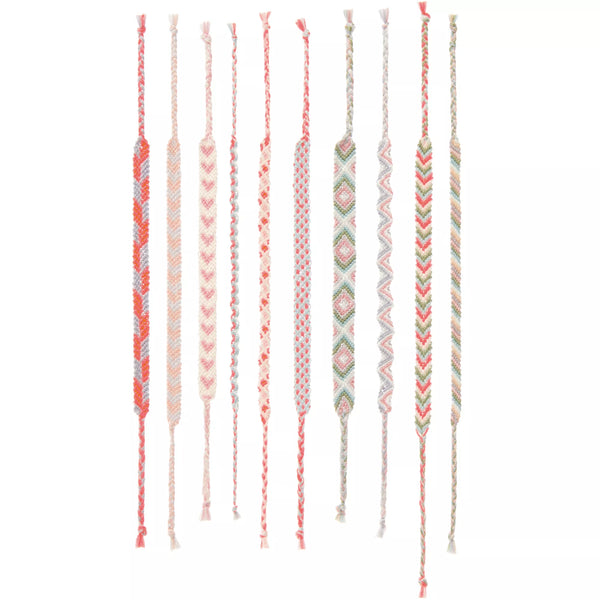 DIY Freundschaftsarmbänder Set Pastel Colours