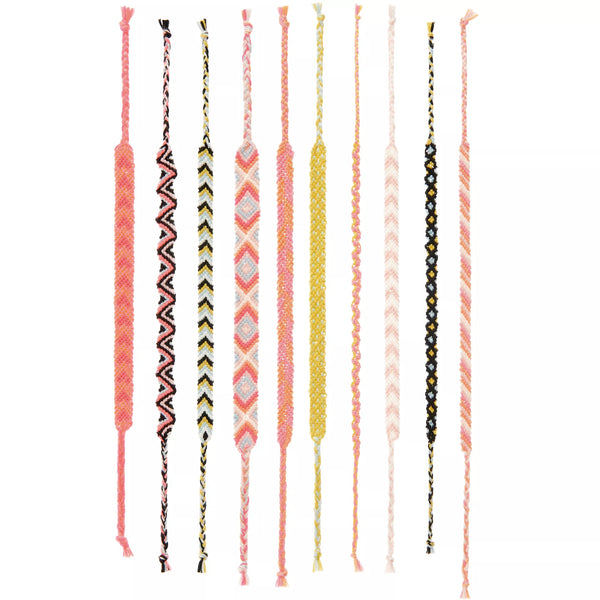Kit de bracelets d'amitié DIY Couleurs Tendance