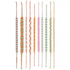 DIY Freundschaftsarmbänder Set Neon Mix Colours