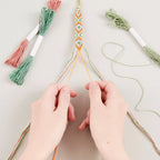 DIY Freundschaftsarmbänder Set Neon Mix Colours