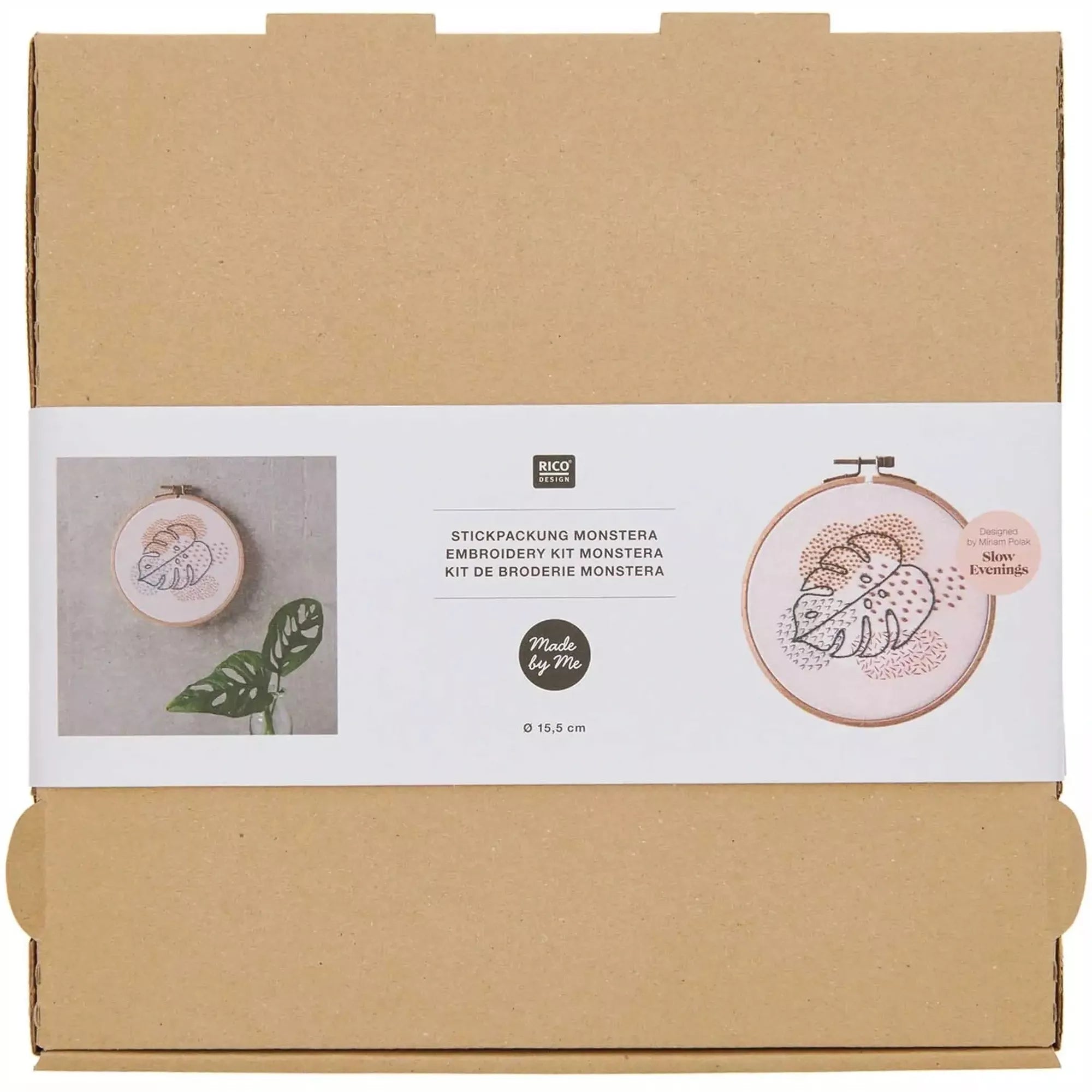 Kit de broderie Monstera