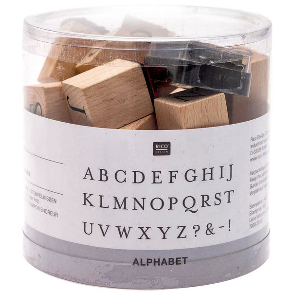 Stempelset ABC 2x2cm 31-teilig