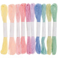 Kit de fils à broder - 10 pièces