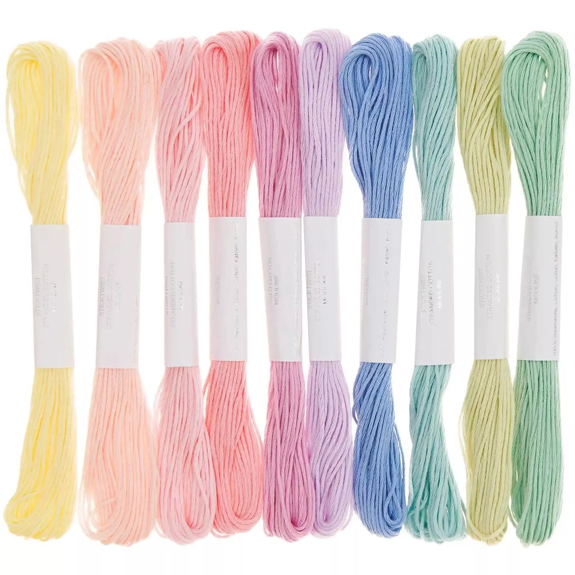Kit de fils à broder - 10 pièces