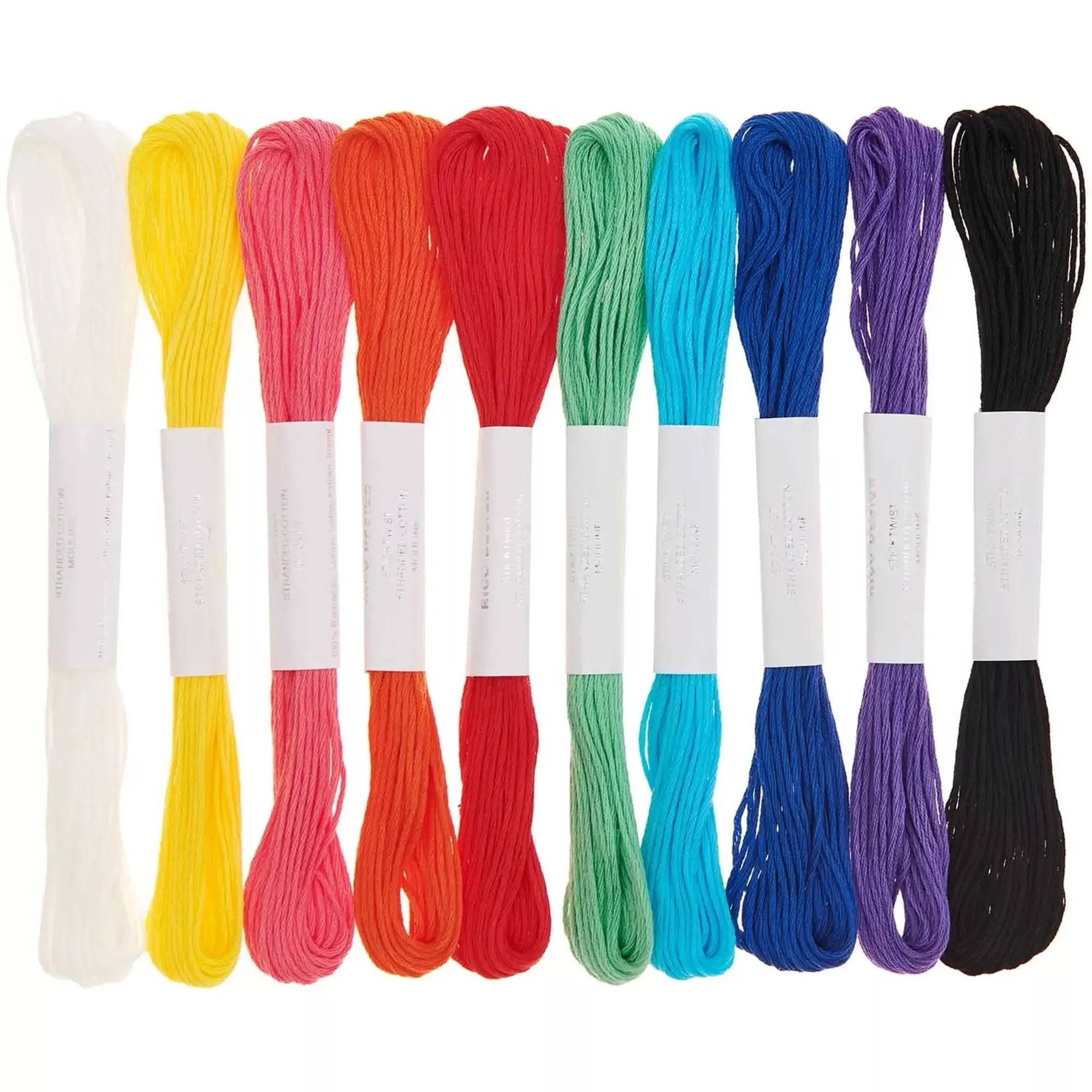 Kit de fils à broder - 10 pièces