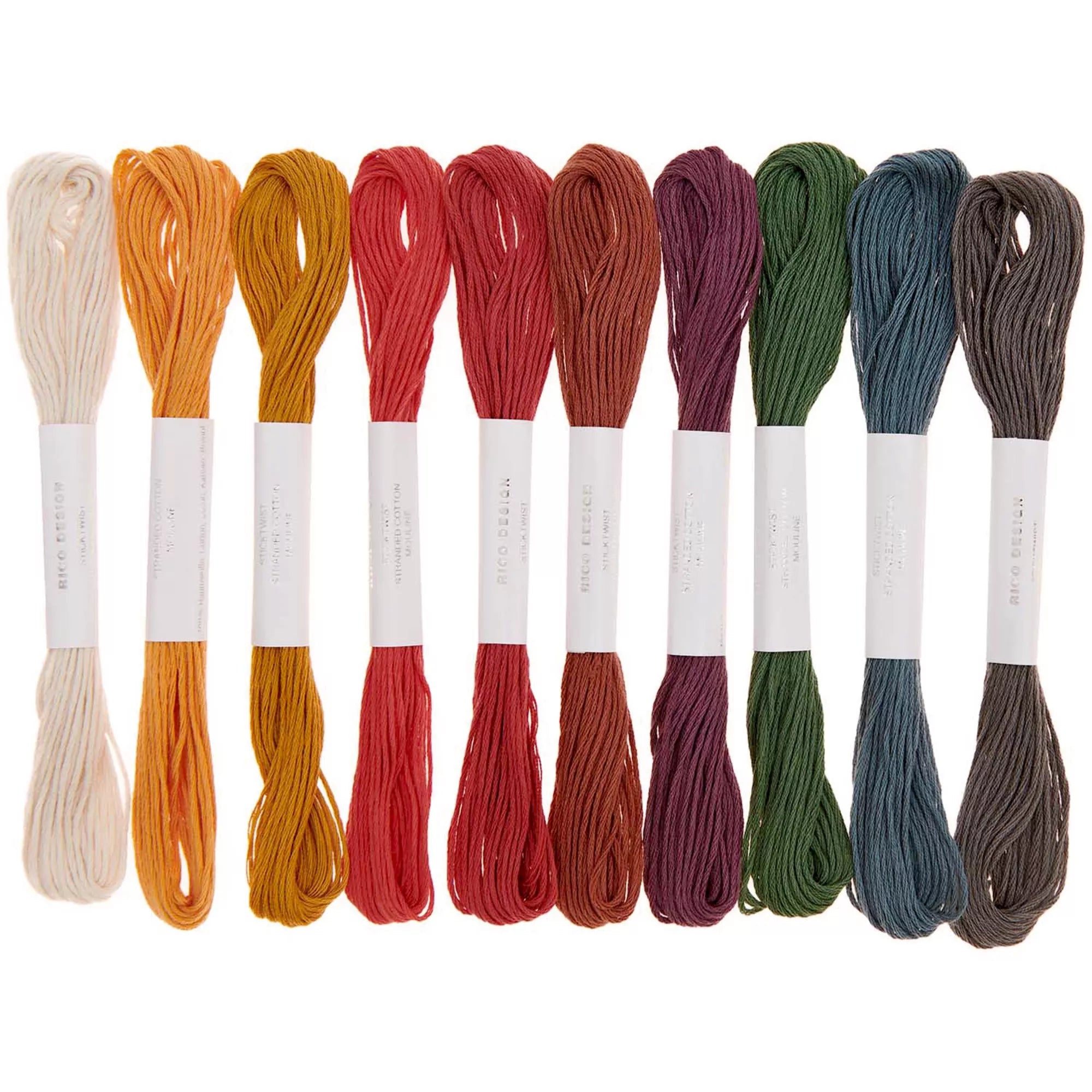 Kit de fils à broder - 10 pièces