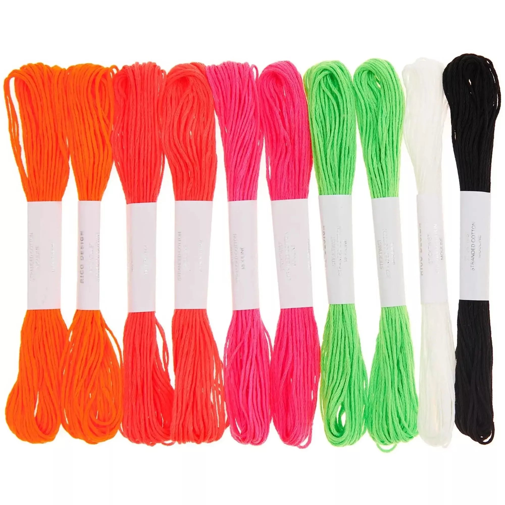 Kit de fils à broder - 10 pièces