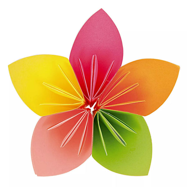 Paper Poetry Origami Neon 15x15cm 50 Blatt 5 Farben