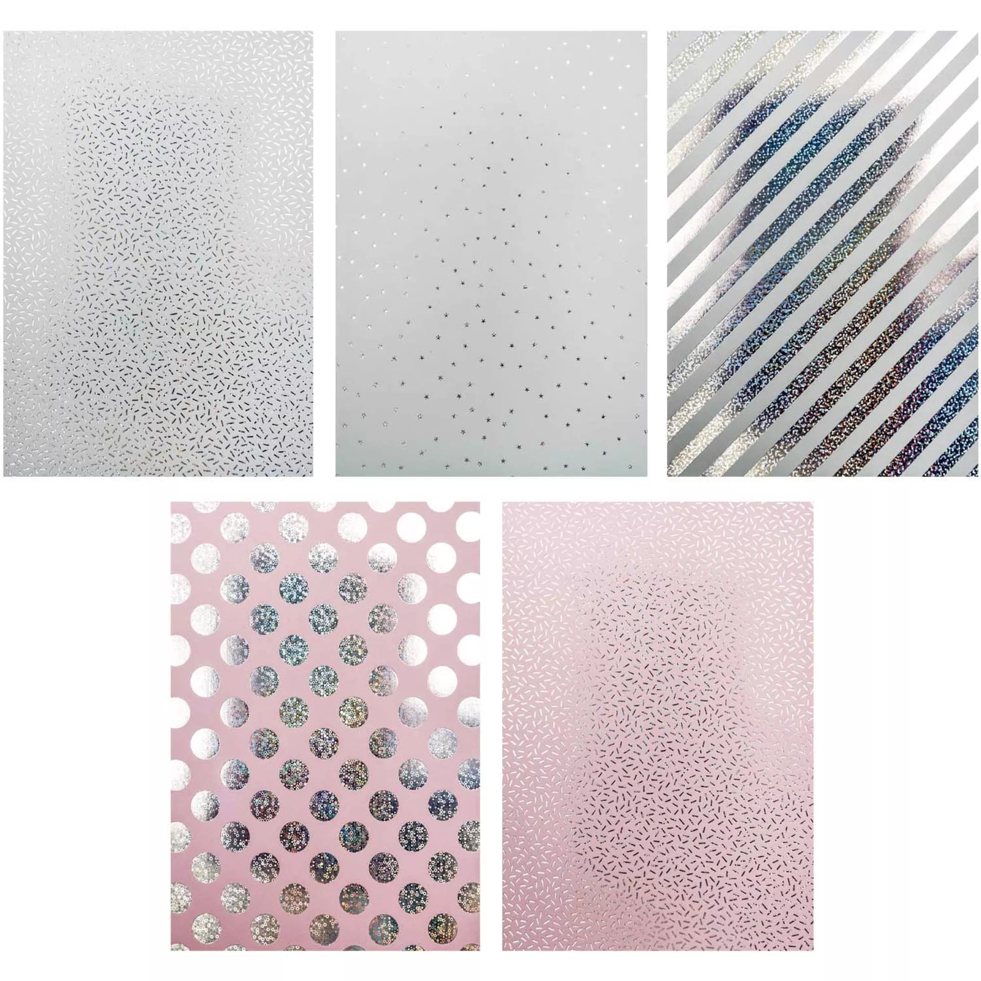 Paper Poetry Motivpapierblock Hologramm 270g/m² 20 Blatt Hot Foil