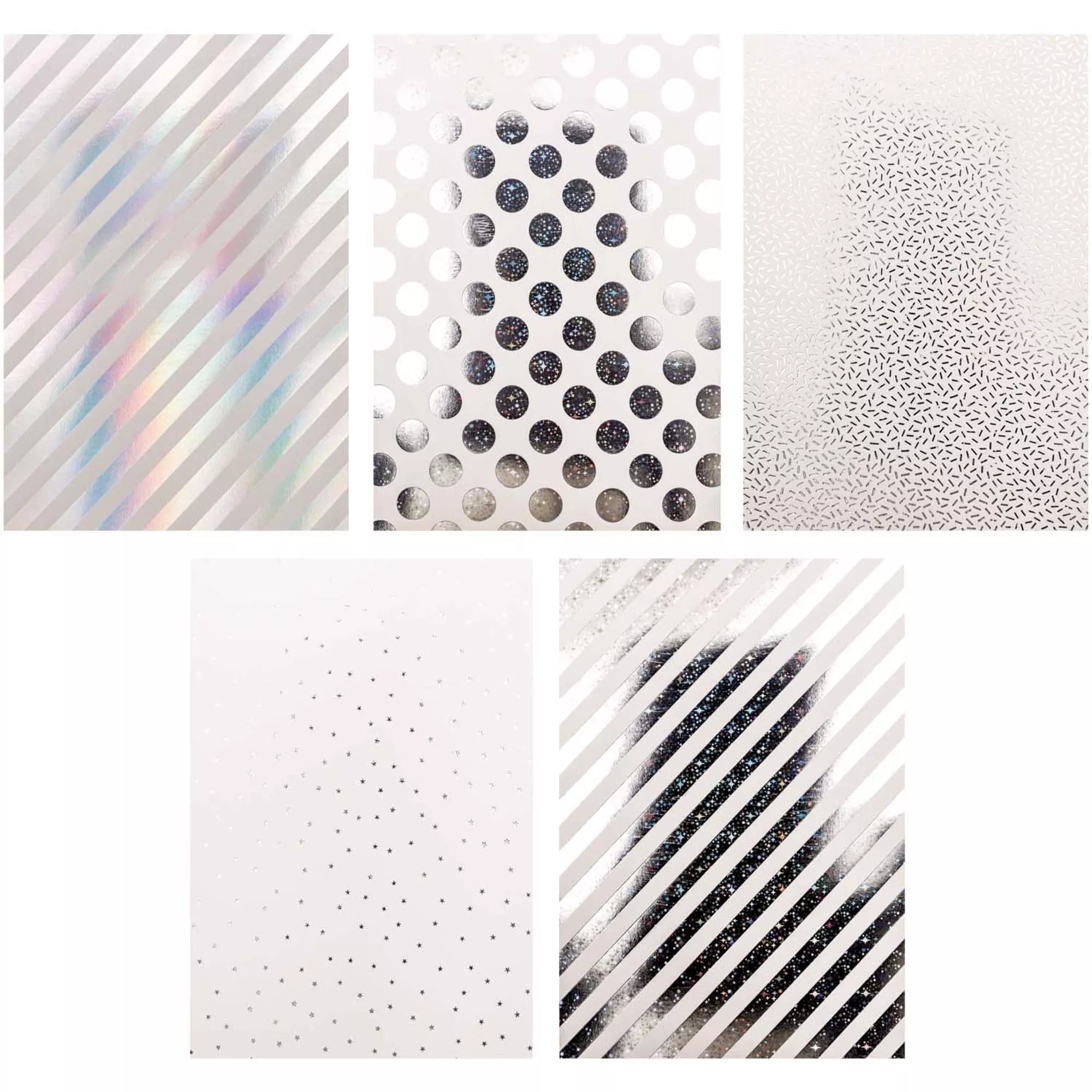 Paper Poetry Motivpapierblock Hologramm 270g/m² 20 Blatt Hot Foil