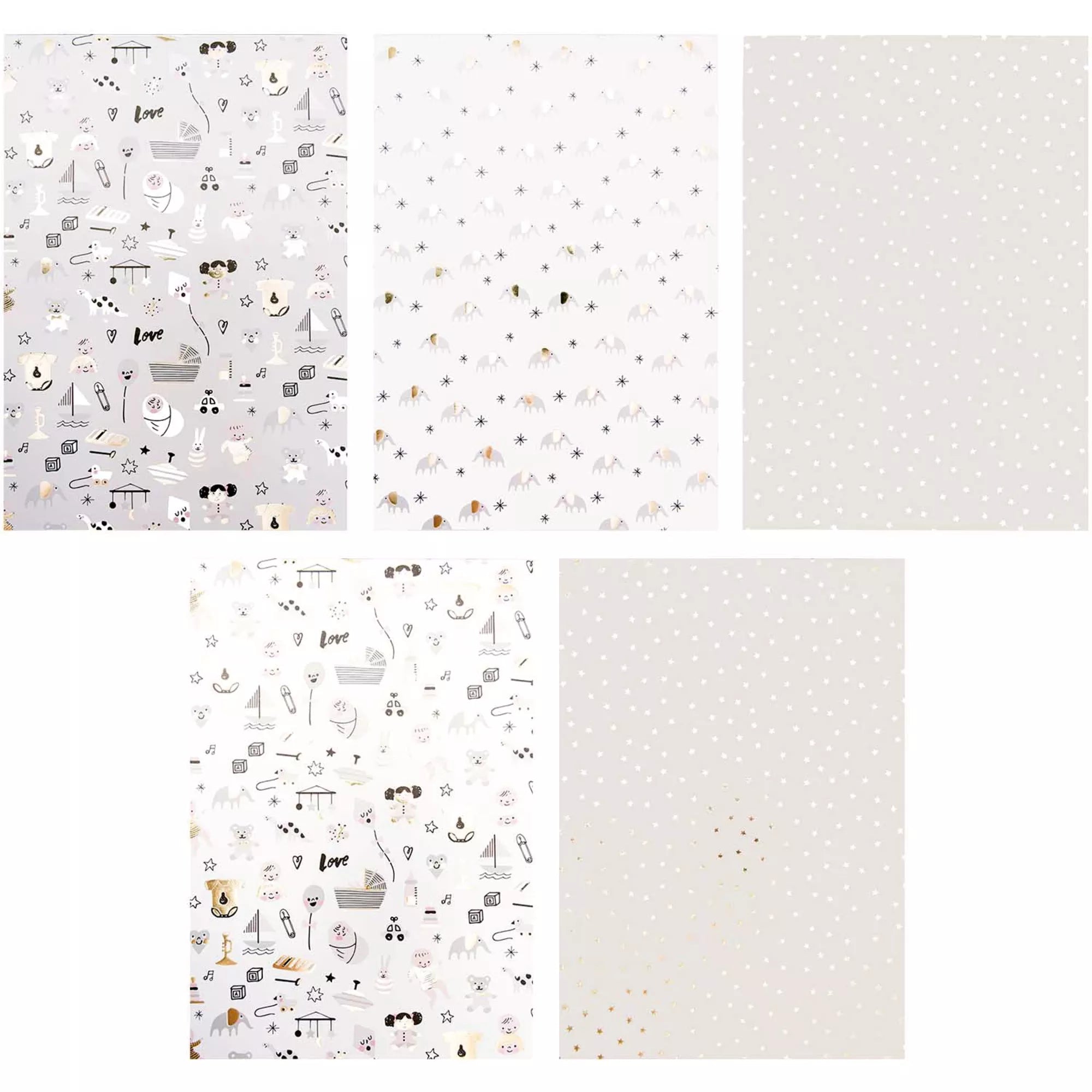 Paper Poetry Design Paper Pad Hello Baby 30 Sheets