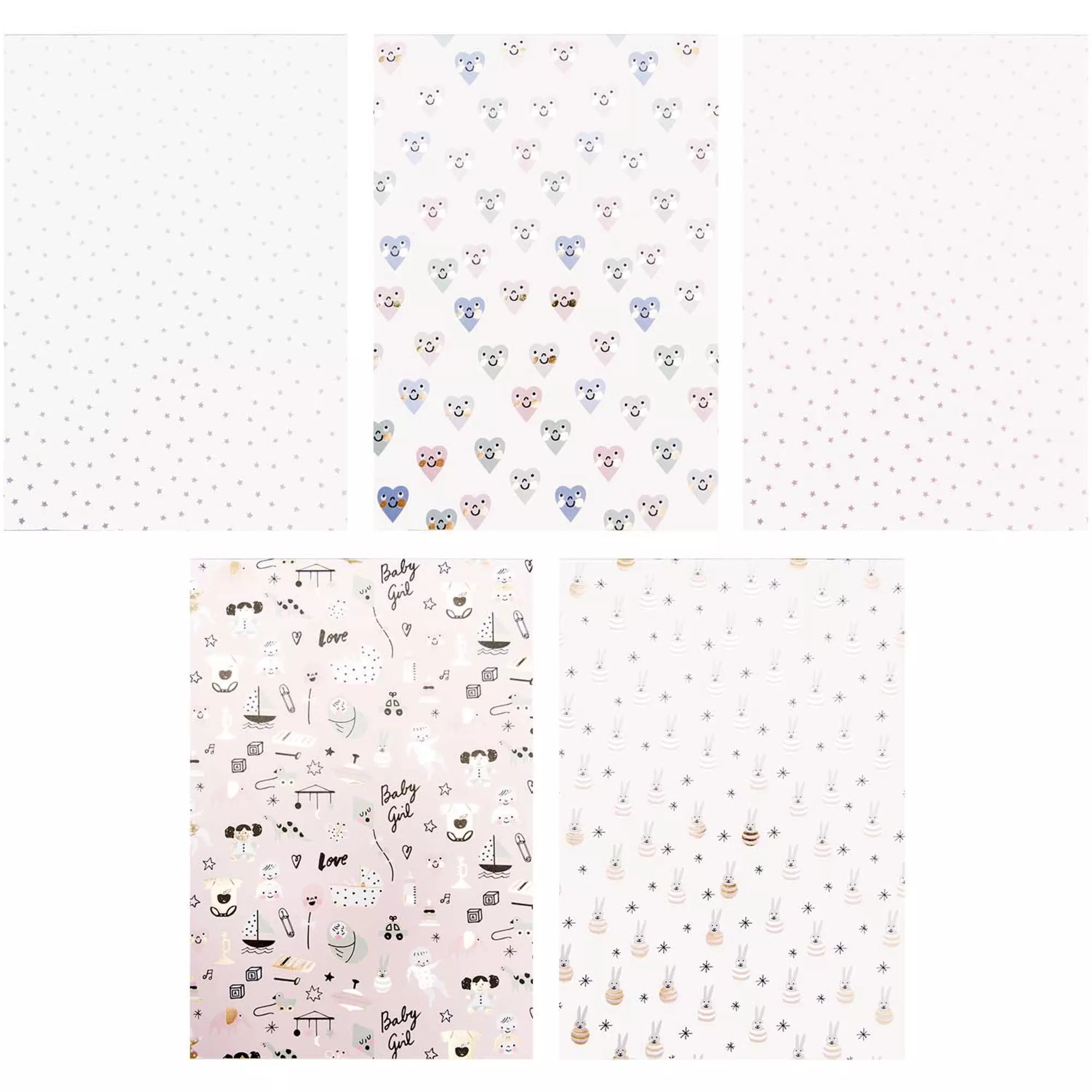 Paper Poetry Design Paper Pad Hello Baby 30 Sheets
