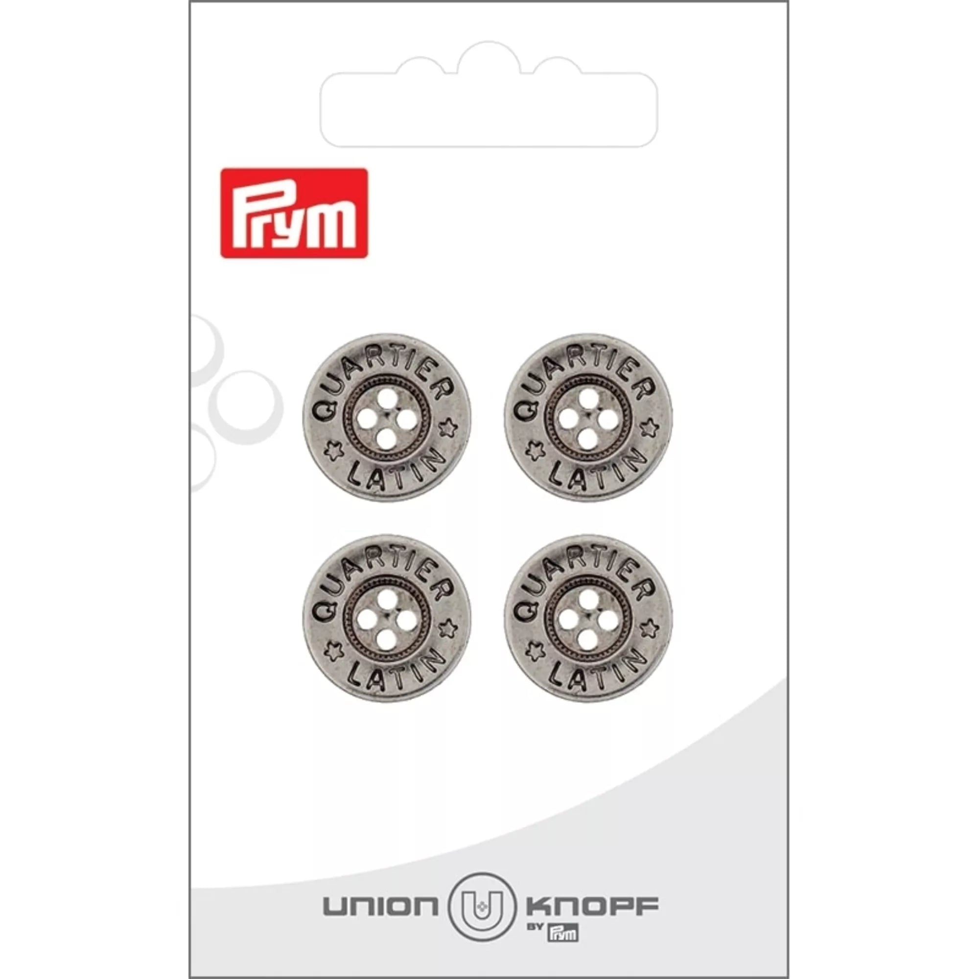 Metal button 4-hole