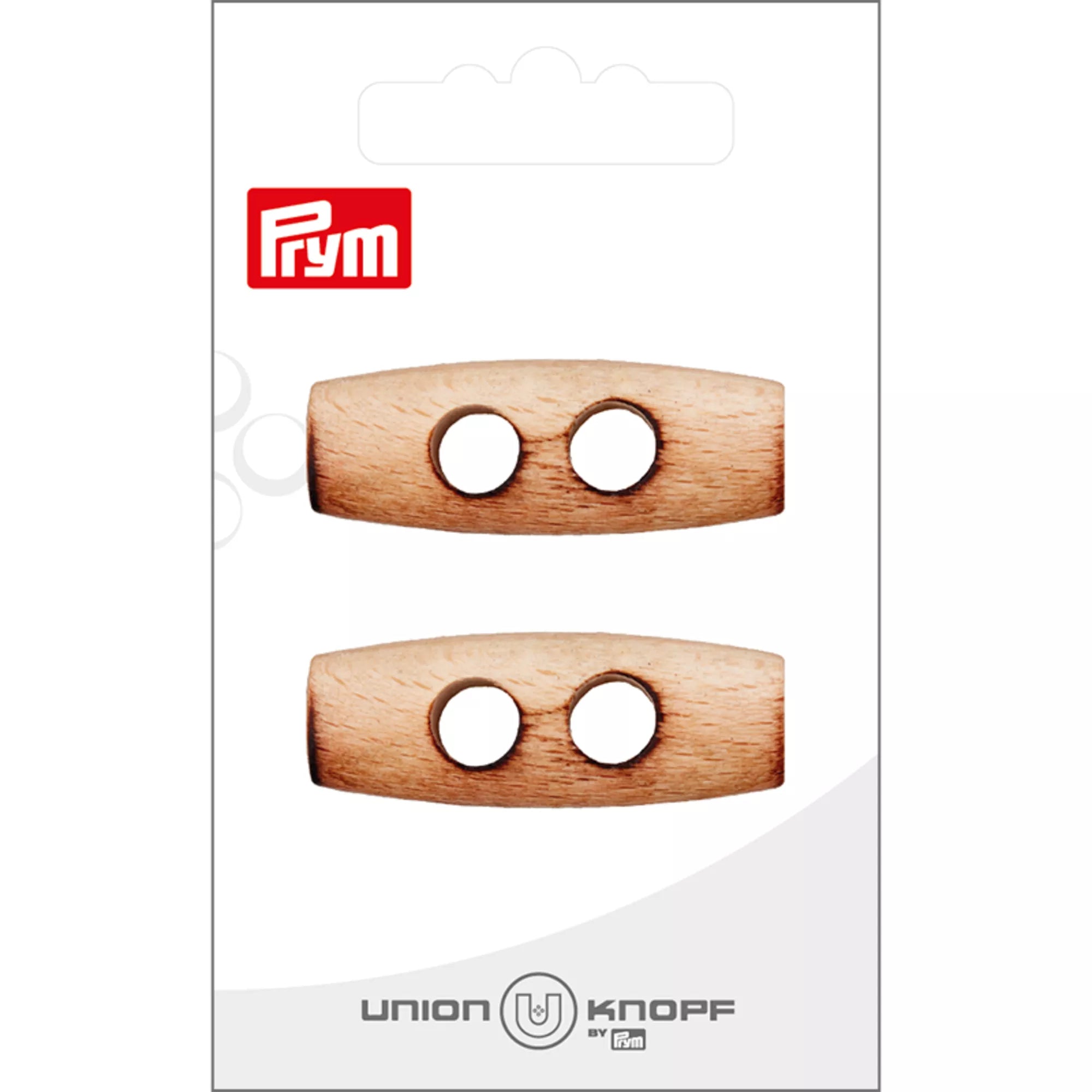 Wooden toggle 2-hole