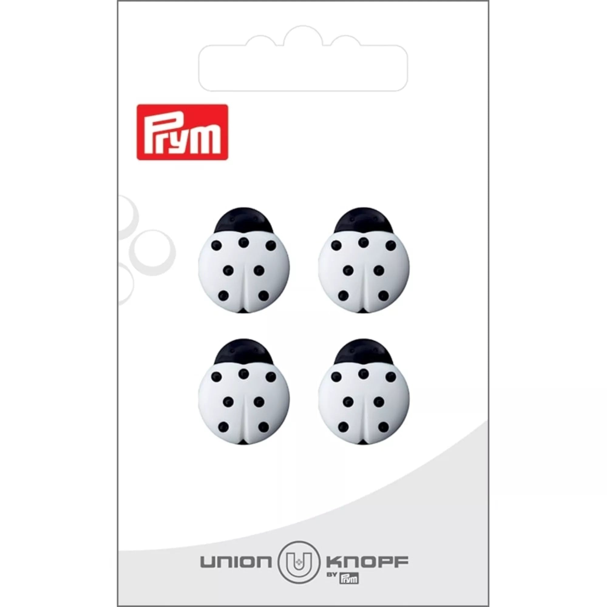 Polyester button eyelet ladybug