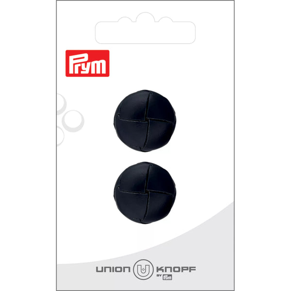 Leather button eyelet