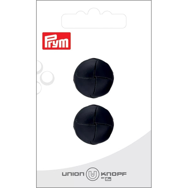 Leather button eyelet