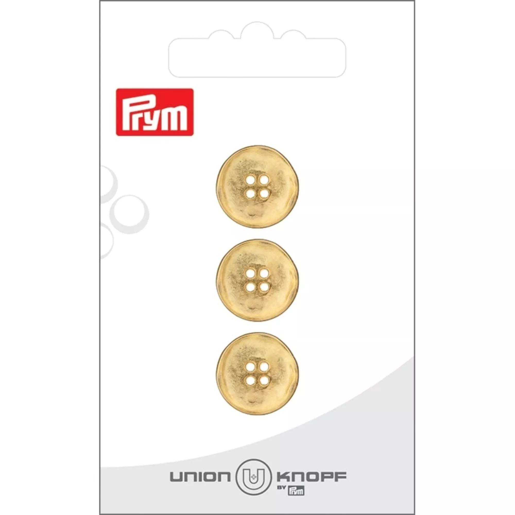 Bouton métallique 4 trous