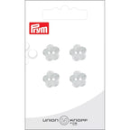 Polyester button, 2-hole flower
