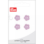 Polyester button, 2-hole flower