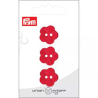 Polyester button, 2-hole flower