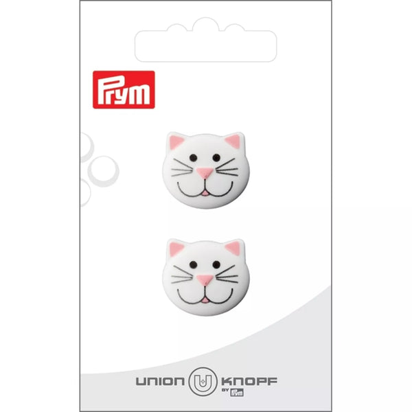 Polyesterknopf Öse Katze
