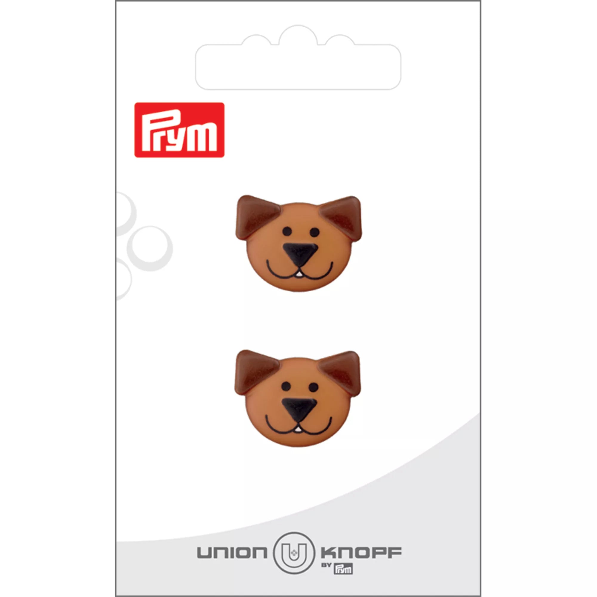 Bouton polyester œillet chien