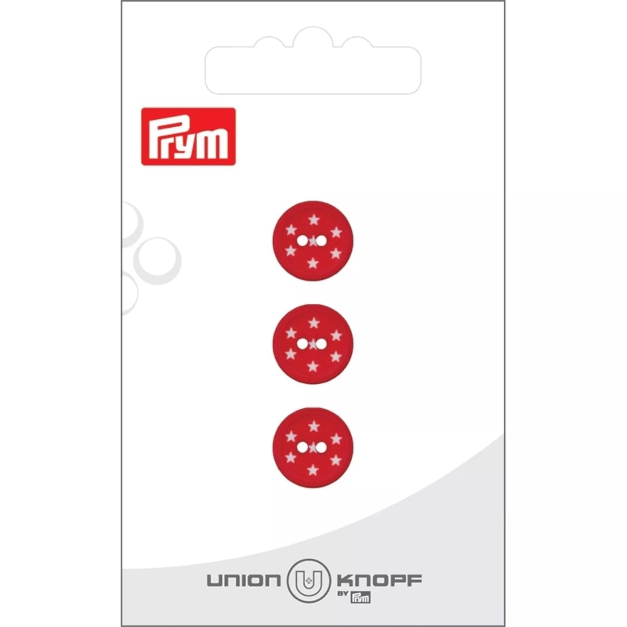 Bouton polyester 2 trous étoile