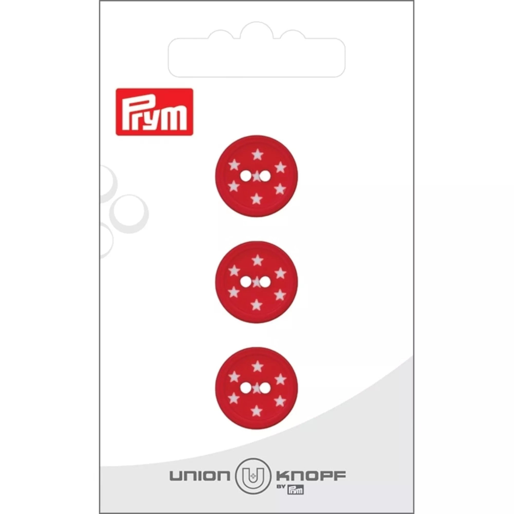 Bouton polyester 2 trous étoile