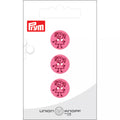 Bouton en polyester 2 trous fille