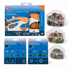 Vorteils-Bundle: Ösen Set mit VARIO Creative Tool – Komplettset in Aprikose